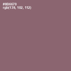 #8B6670 - Opium Color Image