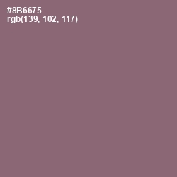 #8B6675 - Opium Color Image