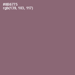 #8B6775 - Opium Color Image