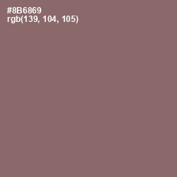 #8B6869 - Sand Dune Color Image