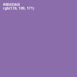 #8B6DAB - Wisteria Color Image