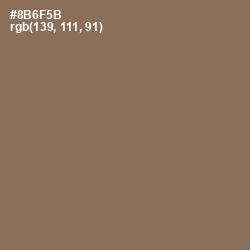 #8B6F5B - Beaver Color Image