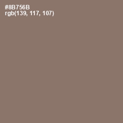 #8B756B - Americano Color Image