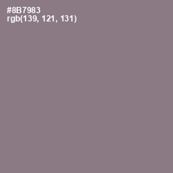 #8B7983 - Mountbatten Pink Color Image