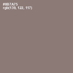 #8B7A75 - Hurricane Color Image