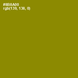 #8B8A00 - Olive Color Image