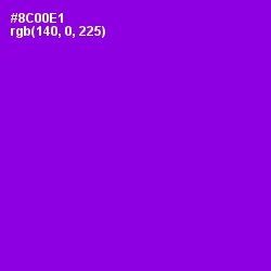 #8C00E1 - Electric Violet Color Image