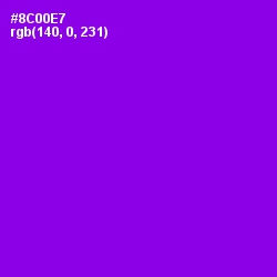 #8C00E7 - Electric Violet Color Image