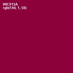#8C013A - Paprika Color Image