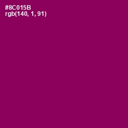 #8C015B - Cardinal Pink Color Image