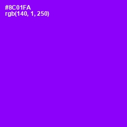 #8C01FA - Electric Violet Color Image