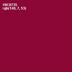 #8C0735 - Paprika Color Image