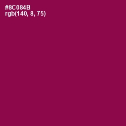 #8C084B - Rose Bud Cherry Color Image
