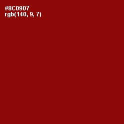 #8C0907 - Red Berry Color Image