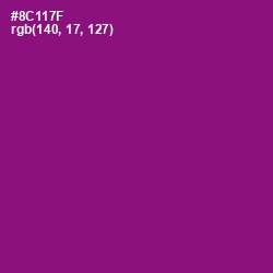 #8C117F - Fresh Eggplant Color Image