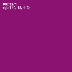 #8C1271 - Fresh Eggplant Color Image