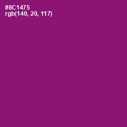 #8C1475 - Fresh Eggplant Color Image