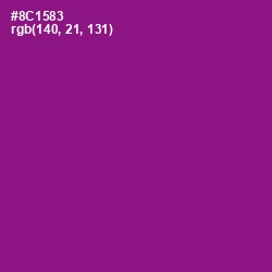 #8C1583 - Violet Eggplant Color Image