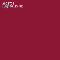 #8C1734 - Merlot Color Image