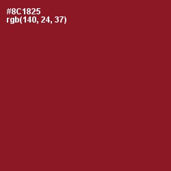 #8C1825 - Merlot Color Image