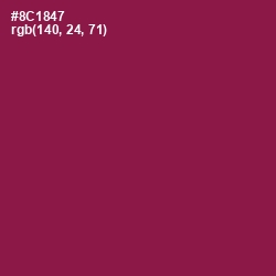 #8C1847 - Disco Color Image