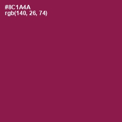 #8C1A4A - Disco Color Image