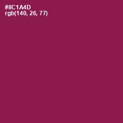 #8C1A4D - Disco Color Image