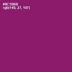 #8C1B6B - Fresh Eggplant Color Image