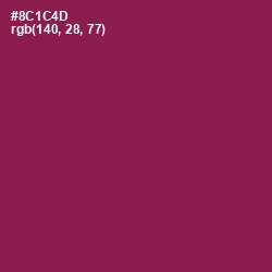 #8C1C4D - Disco Color Image