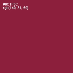 #8C1F3C - Merlot Color Image