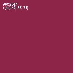 #8C2547 - Solid Pink Color Image