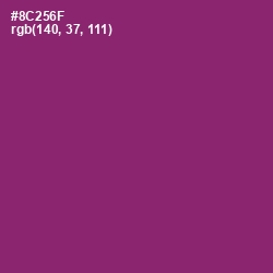 #8C256F - Plum Color Image