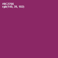 #8C2766 - Plum Color Image