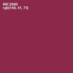 #8C294B - Camelot Color Image