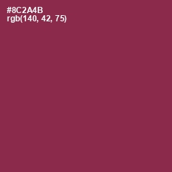 #8C2A4B - Camelot Color Image