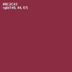 #8C2C43 - Solid Pink Color Image