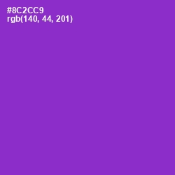 #8C2CC9 - Electric Violet Color Image