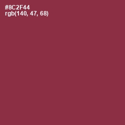 #8C2F44 - Solid Pink Color Image