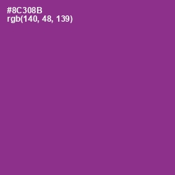 #8C308B - Vivid Violet Color Image
