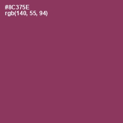#8C375E - Camelot Color Image