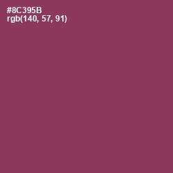 #8C395B - Camelot Color Image