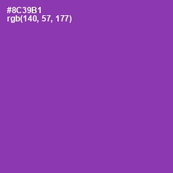 #8C39B1 - Vivid Violet Color Image