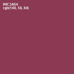 #8C3A54 - Camelot Color Image