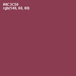 #8C3C50 - Camelot Color Image