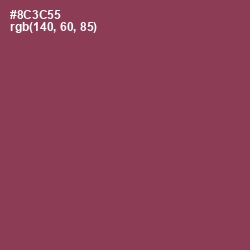 #8C3C55 - Camelot Color Image