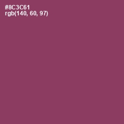 #8C3C61 - Vin Rouge Color Image