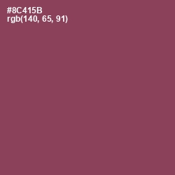 #8C415B - Copper Rust Color Image