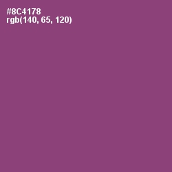 #8C4178 - Cannon Pink Color Image