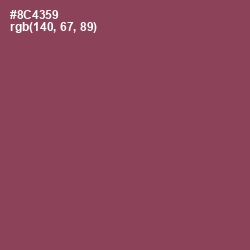 #8C4359 - Copper Rust Color Image