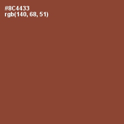 #8C4433 - Ironstone Color Image